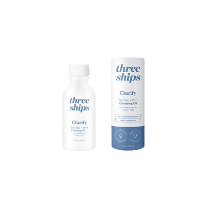 THREE SHIPS Clarify Tea Tree + MCT Cleansing Oil