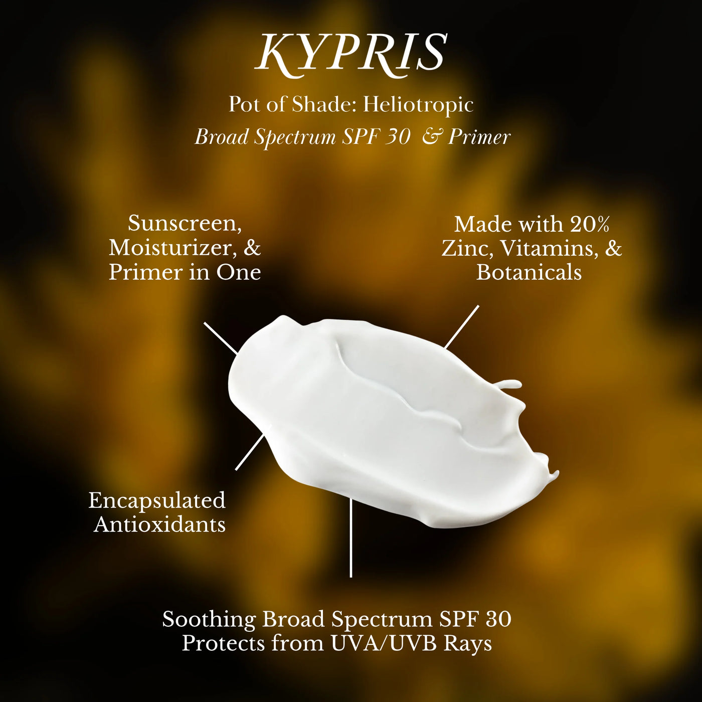 KYPRIS Pot of Shade: Heliotropic - SPF 30 & Primer