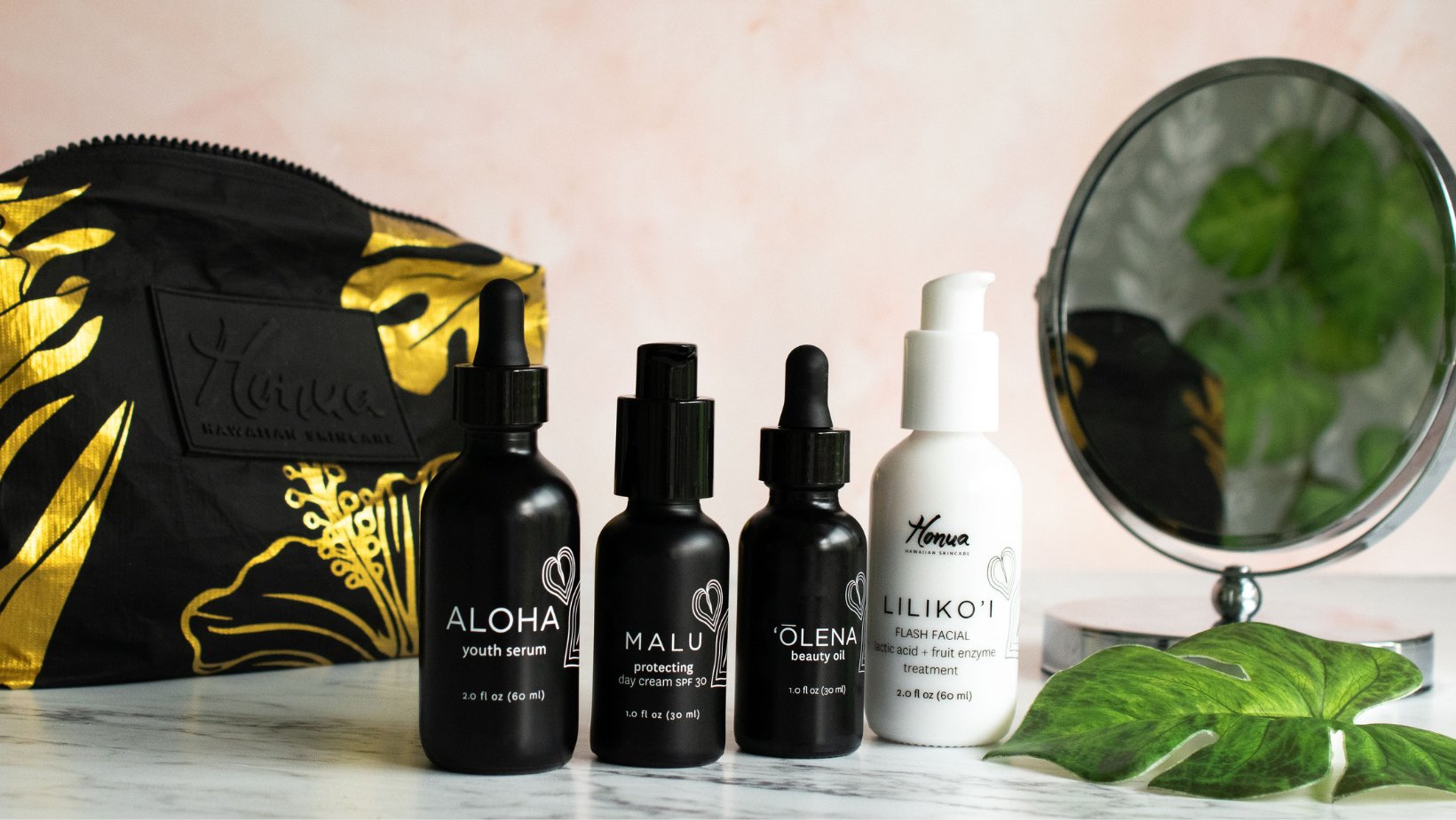 Honua Skincare and Laurel & Reed box