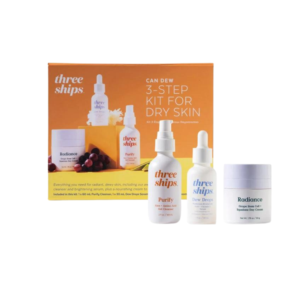 Three Ships Can Dew 3-Step Kit for Glowing Skin