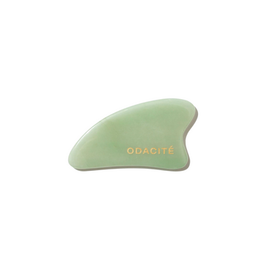 Laurel and Reed Clean Beauty Store ODACITE Crystal Contour Gua Sha Green Aventurine Beauty Tool 